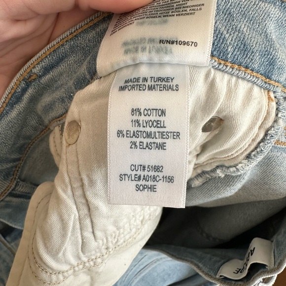 Agolde Sophie Mid Rise Ankle Jean - Picture 8 of 10